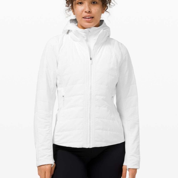 lululemon athletica Jackets & Blazers - Lululemon Another Mile Jacket in White Size 8
